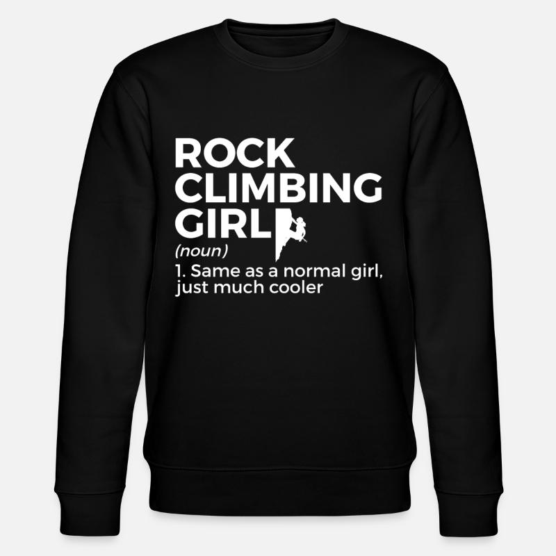 Escalade Alpinisme - Sweat bio CHANGER Stanley/Stella Unisexe - noir