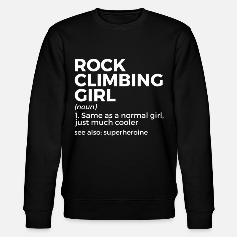 Escalade Alpinisme - Sweat bio CHANGER Stanley/Stella Unisexe - noir