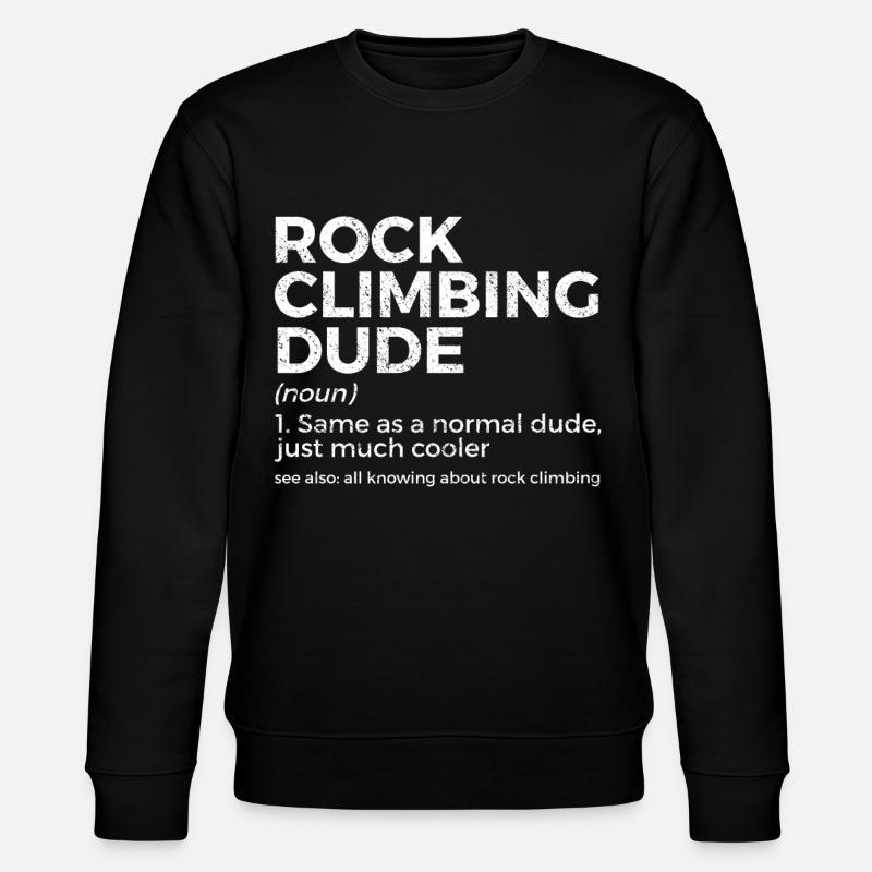 Escalade Alpinisme - Sweat bio CHANGER Stanley/Stella Unisexe - noir