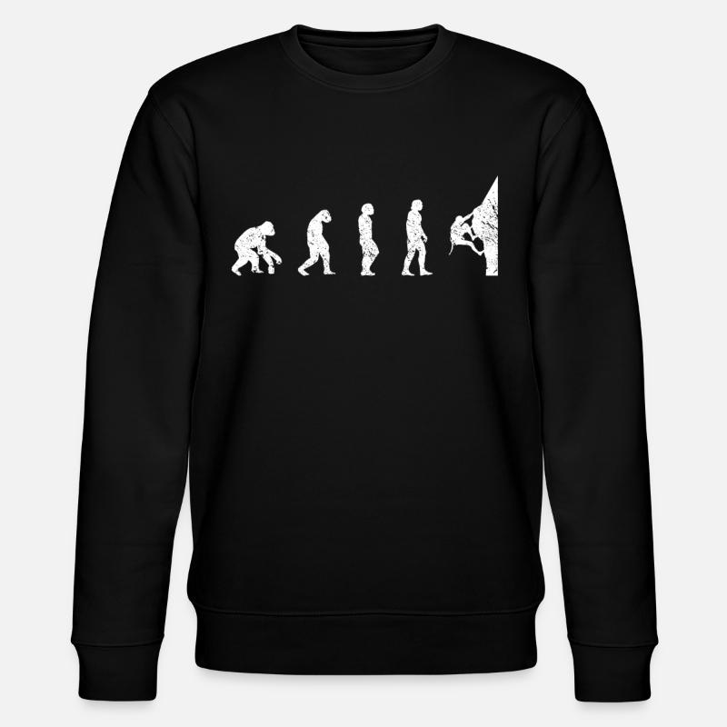 Climbing Mountaineering - Stanley/Stella CHANGER Unisex Organic Sweatshirt - black