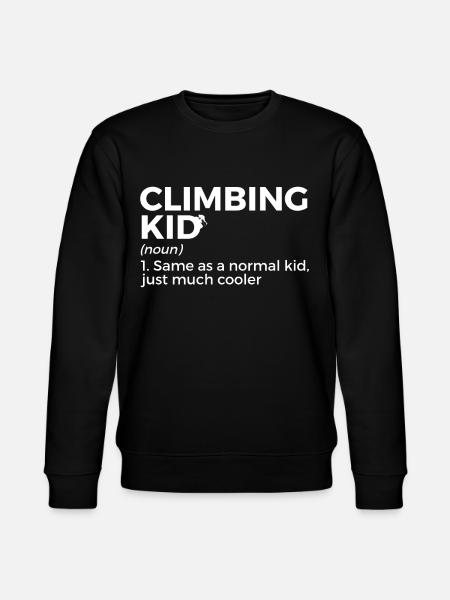 Climbing Mountaineering - Stanley/Stella CHANGER Unisex Organic Sweatshirt - black