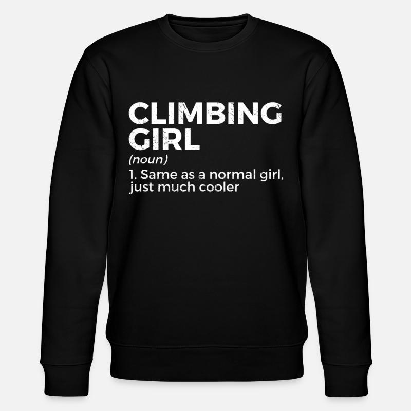 Escalade Alpinisme - Sweat bio CHANGER Stanley/Stella Unisexe - noir