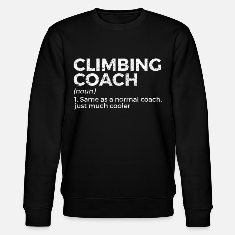 Climbing Mountaineering - Stanley/Stella CHANGER Unisex Organic Sweatshirt - black