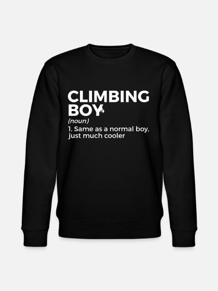 Climbing Mountaineering - Stanley/Stella CHANGER Unisex Organic Sweatshirt - black