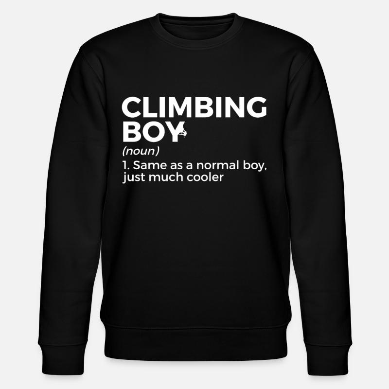 Escalade Alpinisme - Sweat bio CHANGER Stanley/Stella Unisexe - noir