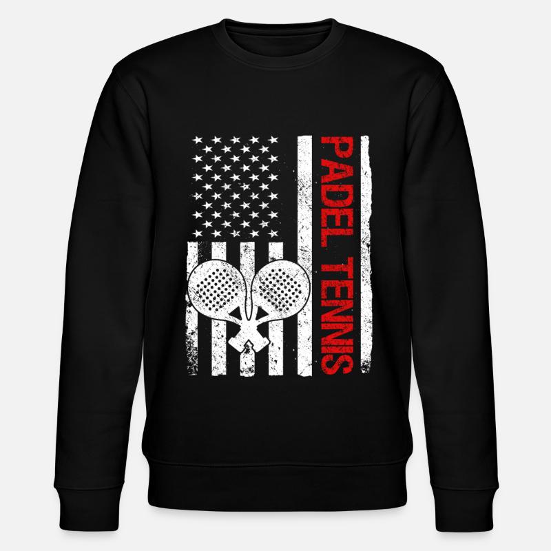 Padel Tennis - Sweat bio CHANGER Stanley/Stella Unisexe - noir