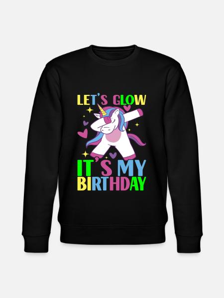Licorne d’anniversaire - Sweat bio CHANGER Stanley/Stella Unisexe - noir