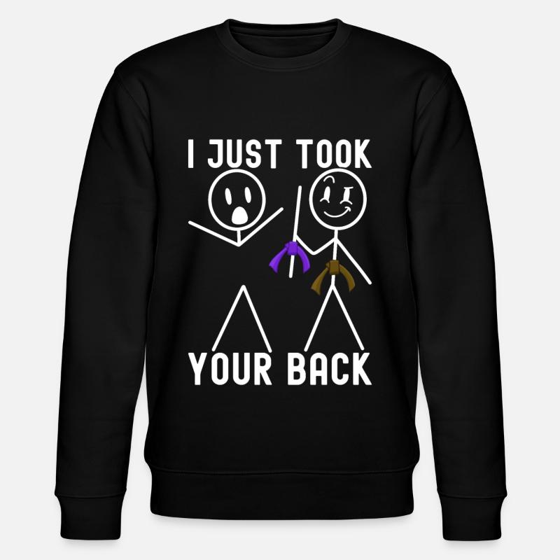 Brazilian Jiu-Jitsu BJJ Grappling - Stanley/Stella CHANGER Unisex Organic Sweatshirt - black