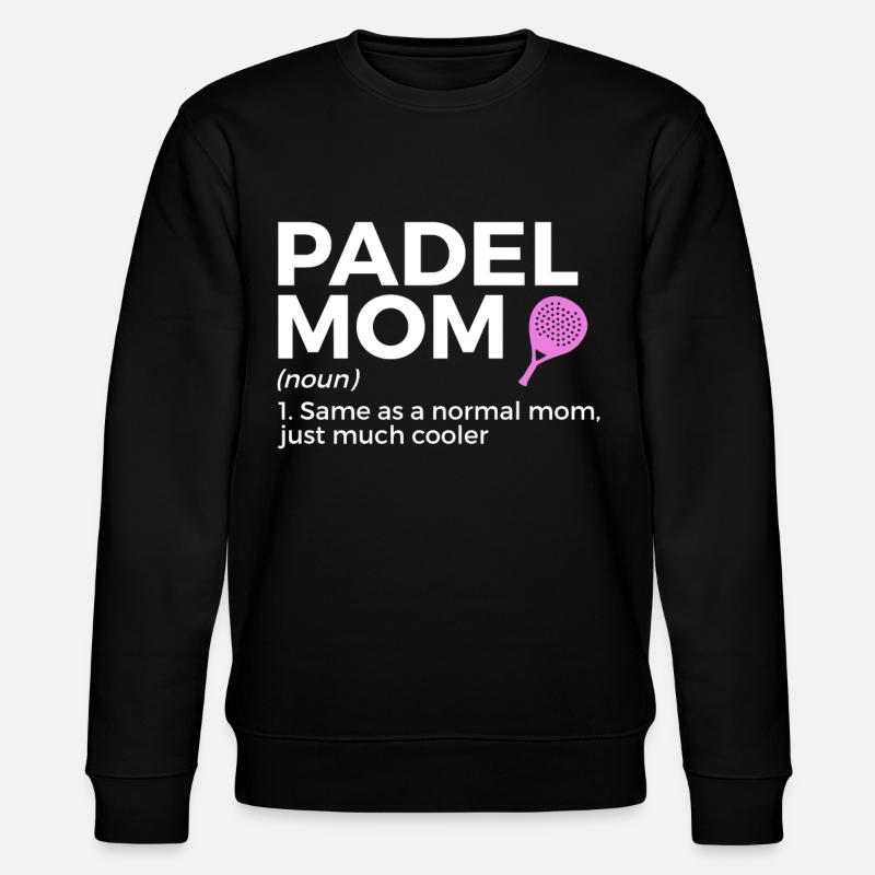 Padel Tennis - Sweat bio CHANGER Stanley/Stella Unisexe - noir