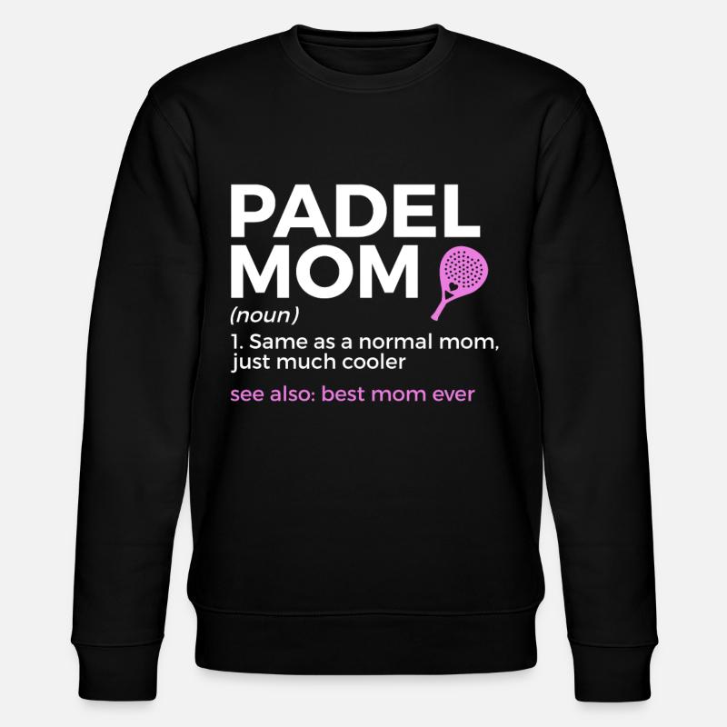 Padel Tennis - Sweat bio CHANGER Stanley/Stella Unisexe - noir