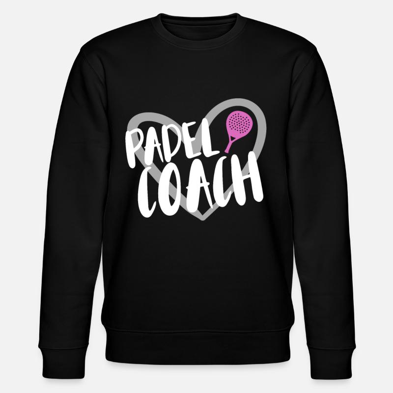 Padel Tennis - Sweat bio CHANGER Stanley/Stella Unisexe - noir