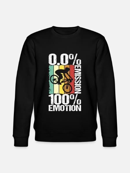 Bicycle cyclists - Stanley/Stella CHANGER Unisex Organic Sweatshirt - black