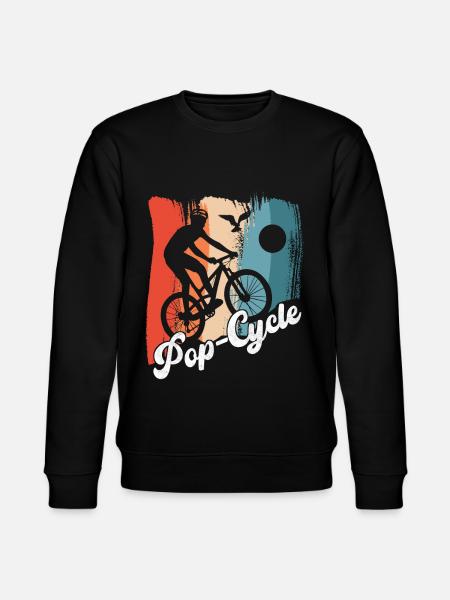 Bicycle cyclists - Stanley/Stella CHANGER Unisex Organic Sweatshirt - black