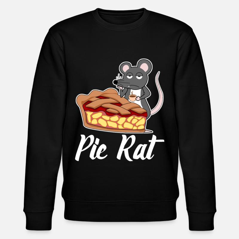 Pie Rat - Stanley/Stella CHANGER Unisex Organic Sweatshirt - black