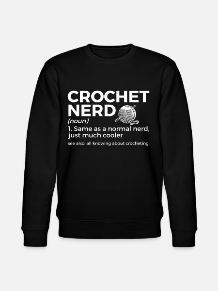 Crochet - Sweat bio CHANGER Stanley/Stella Unisexe - noir