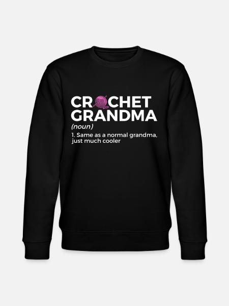 Crochet - Stanley/Stella CHANGER Unisex Organic Sweatshirt - black