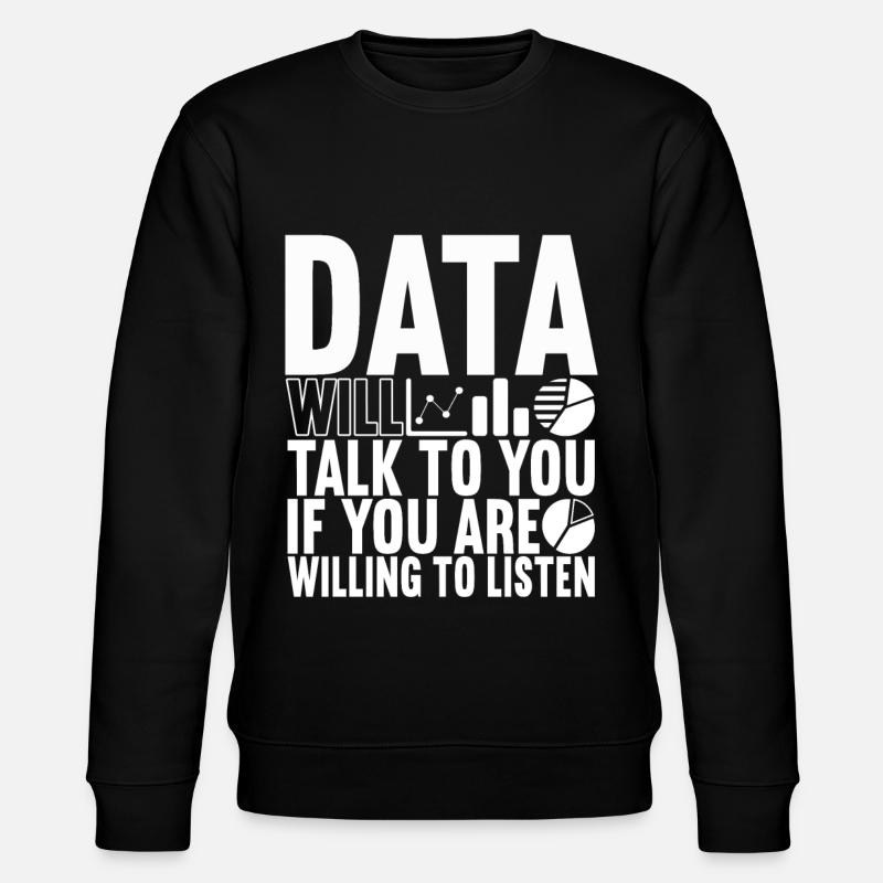 Data Scientist Data Analyst - Stanley/Stella Unisex Bio-Sweatshirt CHANGER - Schwarz