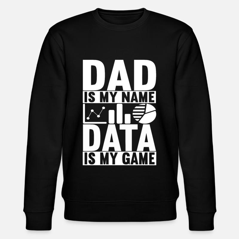 Data Scientist Data Analyst - Stanley/Stella CHANGER Unisex Organic Sweatshirt - black