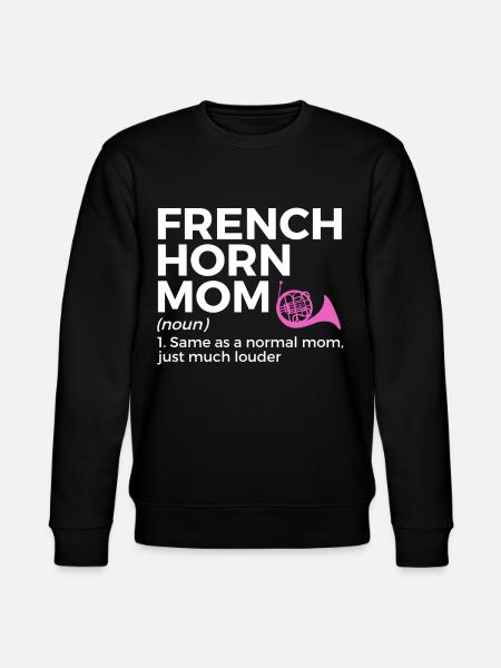 French horn musicians - Stanley/Stella CHANGER Unisex Organic Sweatshirt - black