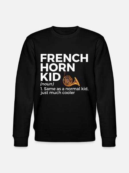 French horn musicians - Stanley/Stella CHANGER Unisex Organic Sweatshirt - black