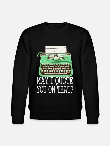Author Schreiber - Stanley/Stella CHANGER Unisex Organic Sweatshirt - black