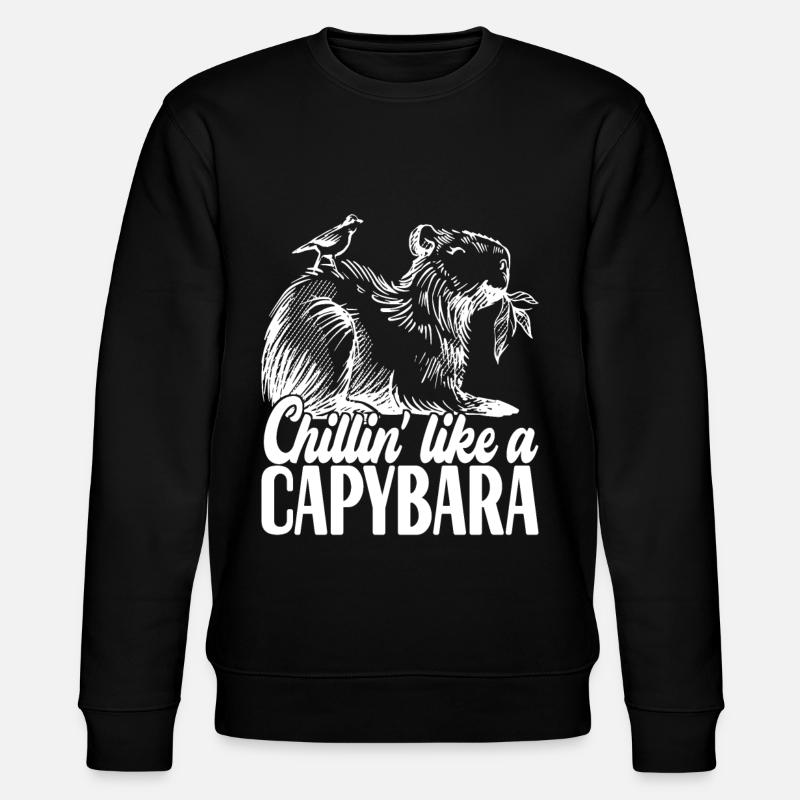 Capybara - Stanley/Stella CHANGER Unisex Organic Sweatshirt - black