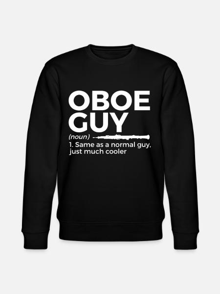Oboe musician - Stanley/Stella CHANGER Unisex Organic Sweatshirt - black
