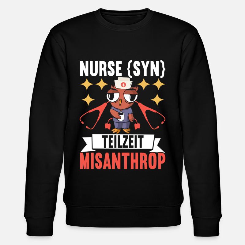 Infirmière infirmière - Sweat bio CHANGER Stanley/Stella Unisexe - noir