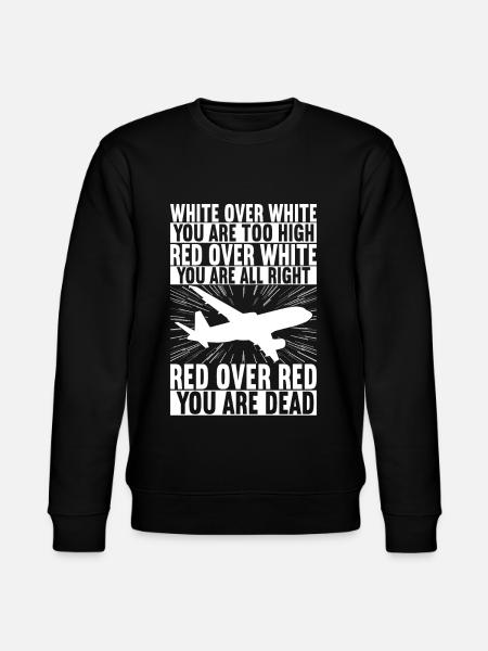 Pilot Flugzeug - Stanley/Stella Unisex Bio-Sweatshirt CHANGER - Schwarz