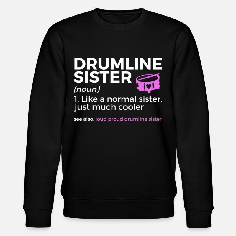 Drumline Drum Cadeau - Sweat bio CHANGER Stanley/Stella Unisexe - noir
