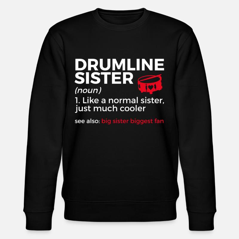 Drumline Drum Cadeau - Sweat bio CHANGER Stanley/Stella Unisexe - noir