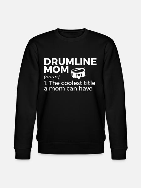 Drumline Drum Gift - Stanley/Stella CHANGER Unisex Organic Sweatshirt - black
