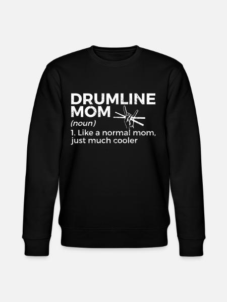 Drumline Drum Gift - Stanley/Stella CHANGER Unisex Organic Sweatshirt - black