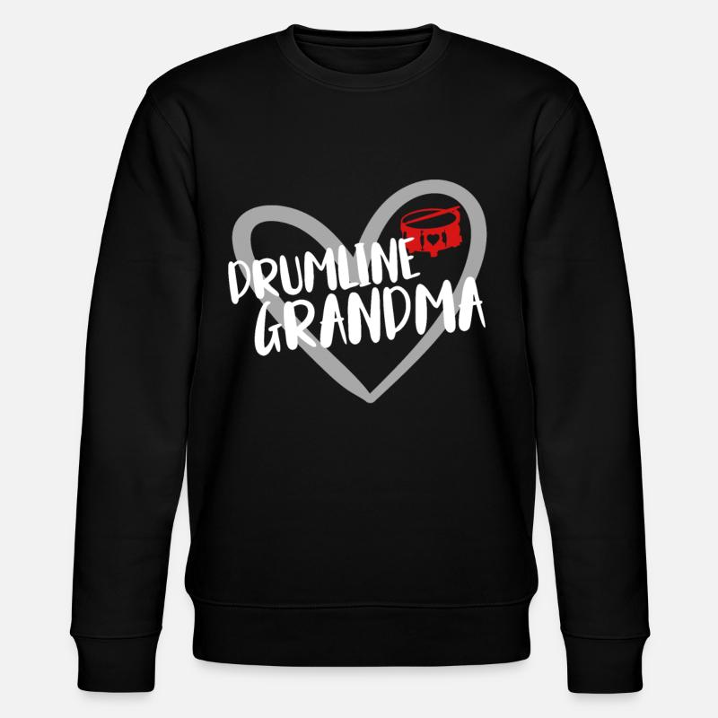 Drumline Trommeln Geschenk - Stanley/Stella Unisex Bio-Sweatshirt CHANGER  - Schwarz