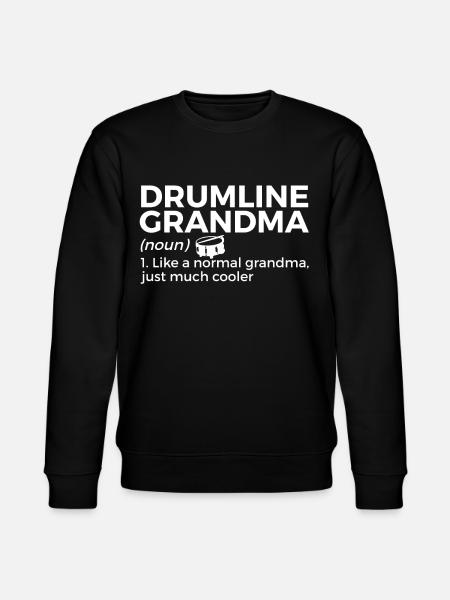 Drumline Drum Gift - Stanley/Stella CHANGER Unisex Organic Sweatshirt - black