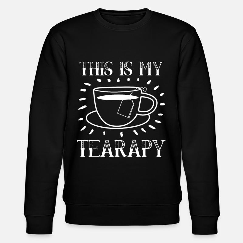Teetrinker Teetasse Teebeutel Tee - Stanley/Stella Unisex Bio-Sweatshirt CHANGER - Schwarz