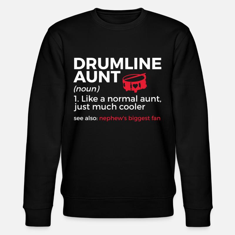 Drumline Drum Cadeau - Sweat bio CHANGER Stanley/Stella Unisexe - noir