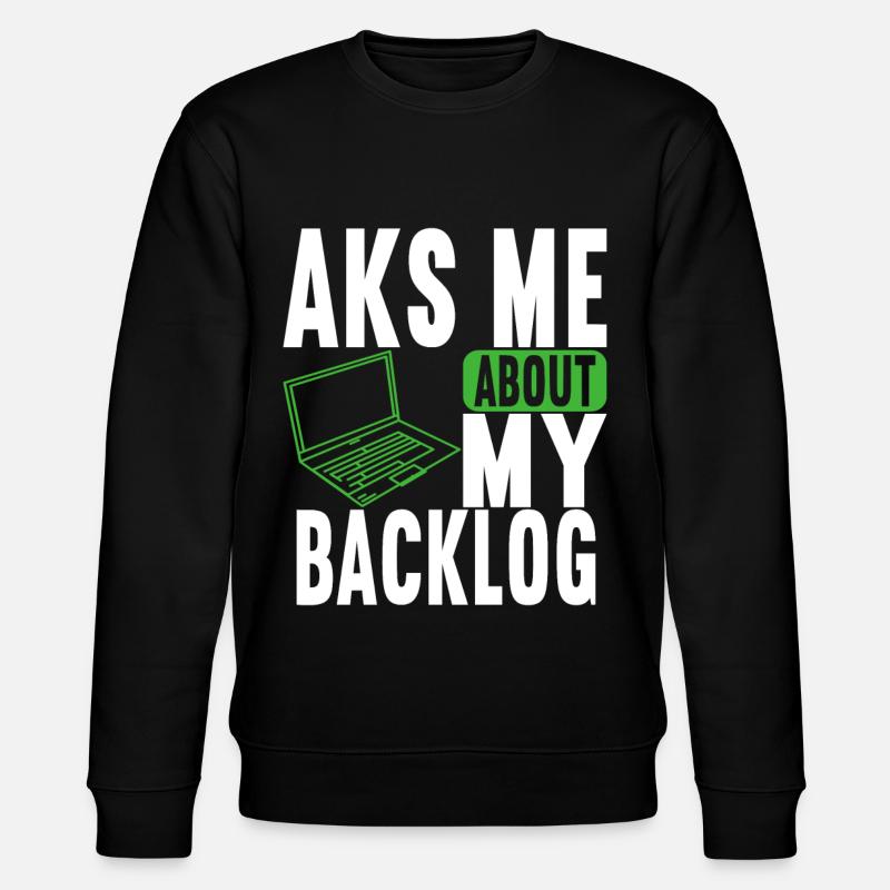 Programmer Computer Scientist - Stanley/Stella CHANGER Unisex Organic Sweatshirt - black