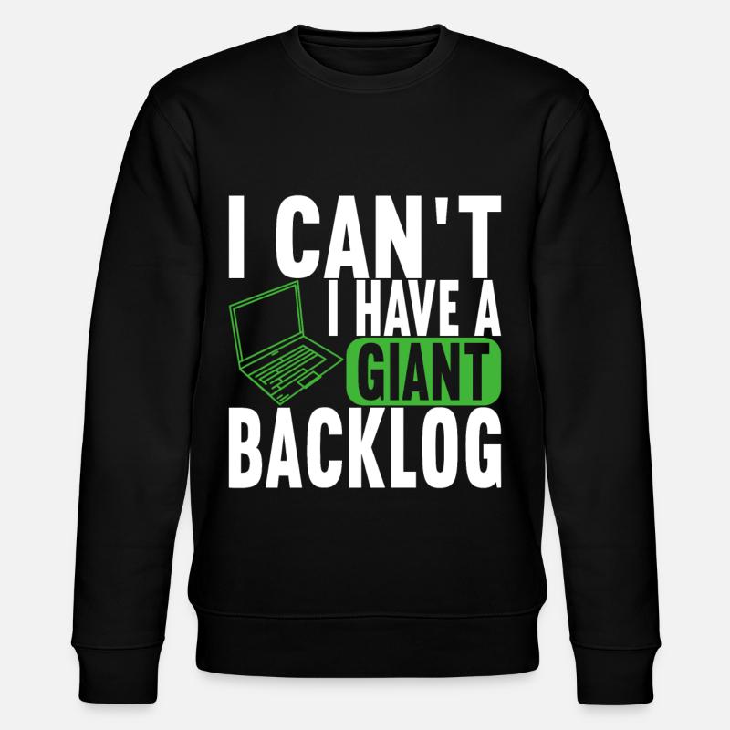 Programmer Computer Scientist - Stanley/Stella CHANGER Unisex Organic Sweatshirt - black