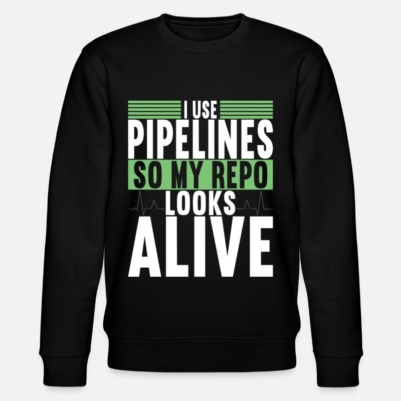 Programmer Computer Scientist - Stanley/Stella CHANGER Unisex Organic Sweatshirt - black