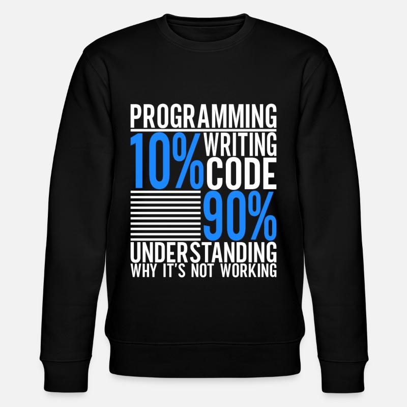 Programmierer Informatiker - Stanley/Stella Unisex Bio-Sweatshirt CHANGER  - Schwarz