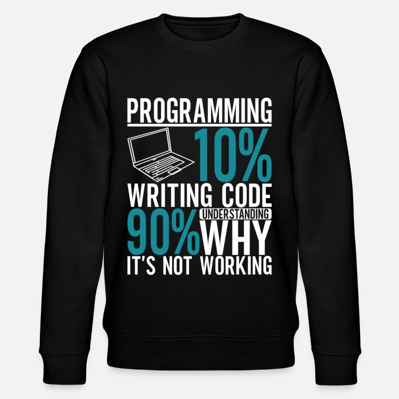 Programmierer Informatiker - Stanley/Stella Unisex Bio-Sweatshirt CHANGER - Schwarz