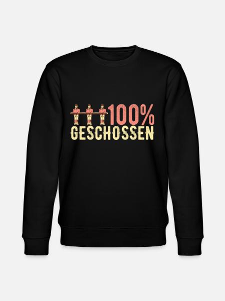 Tischfussball Tischkicker - Stanley/Stella Unisex Bio-Sweatshirt CHANGER - Schwarz