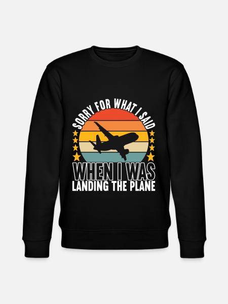 Pilot Flugzeug - Stanley/Stella Unisex Bio-Sweatshirt CHANGER - Schwarz