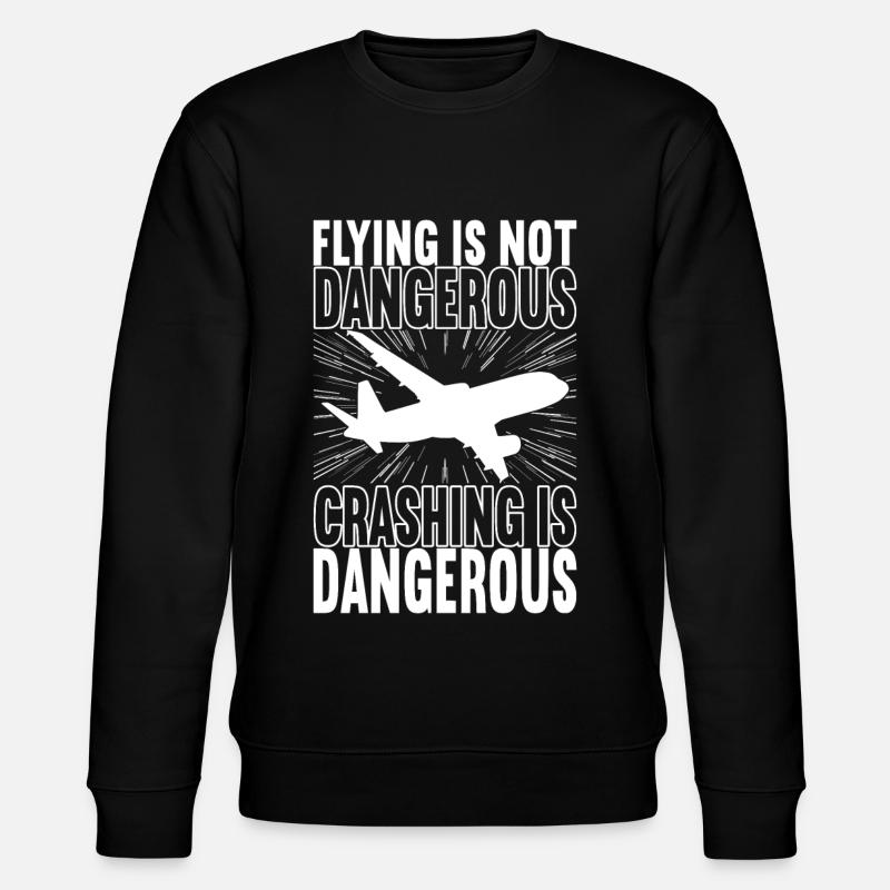 Pilote d’avion - Sweat bio CHANGER Stanley/Stella Unisexe - noir