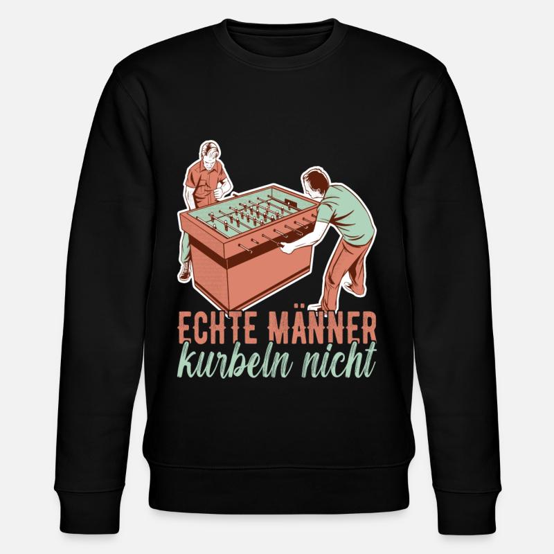 Tischfussball Tischkicker - Stanley/Stella Unisex Bio-Sweatshirt CHANGER  - Schwarz