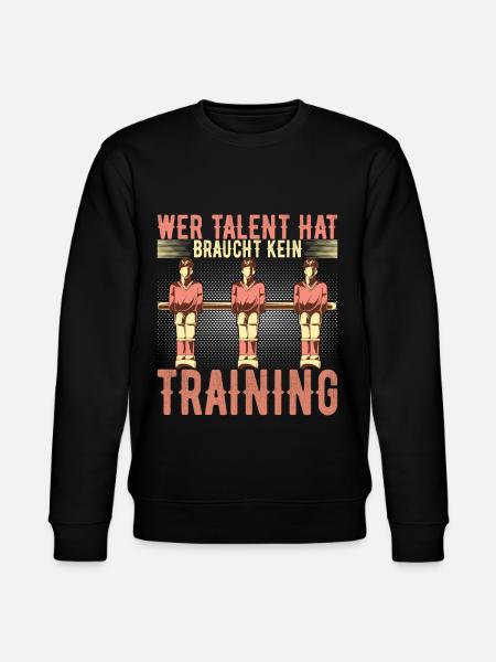 Tischfussball Tischkicker - Stanley/Stella Unisex Bio-Sweatshirt CHANGER - Schwarz