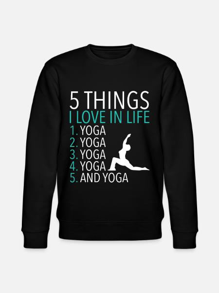 Yoga - Stanley/Stella Unisex Bio-Sweatshirt CHANGER - Schwarz