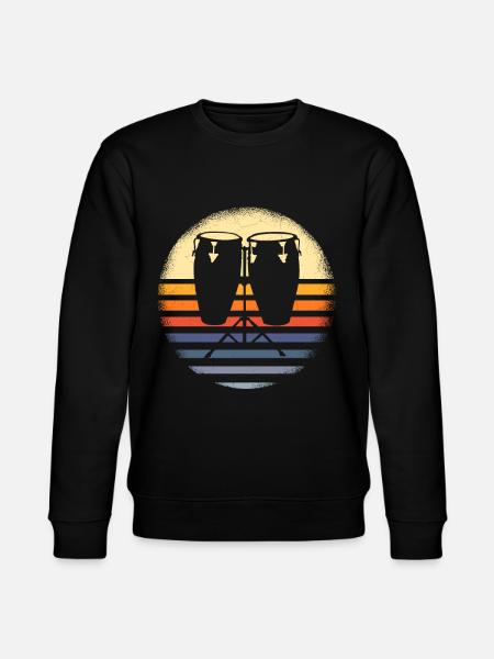 Konga musician - Stanley/Stella CHANGER Unisex Organic Sweatshirt - black