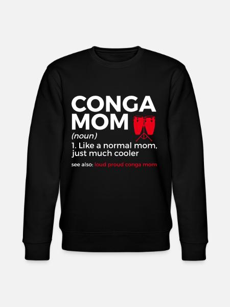 Konga Musiker - Stanley/Stella Unisex Bio-Sweatshirt CHANGER  - Schwarz